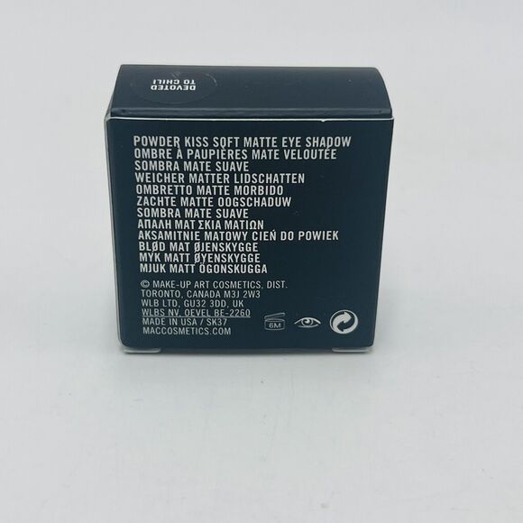 Mac Devoted to Chili Powder Kiss Soft Matte Eye Shadow .05 New - Picture 2 of 2